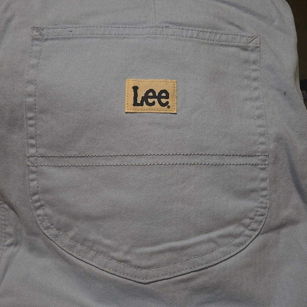 Lee Light Blue Cropped Pants B1 - Picture 10 of 10